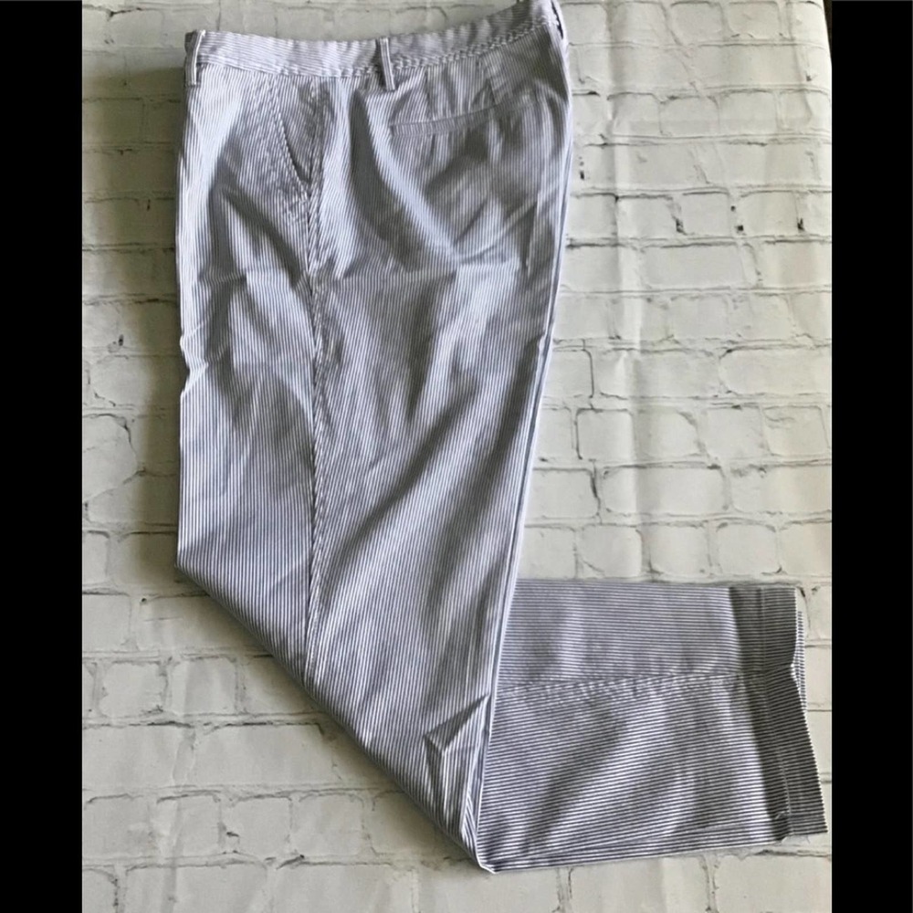 Talbots Girlfriend Chino Size 10 Blue & White